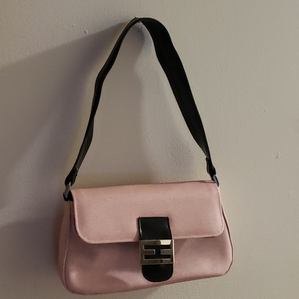 Gorgeous pink and black purse